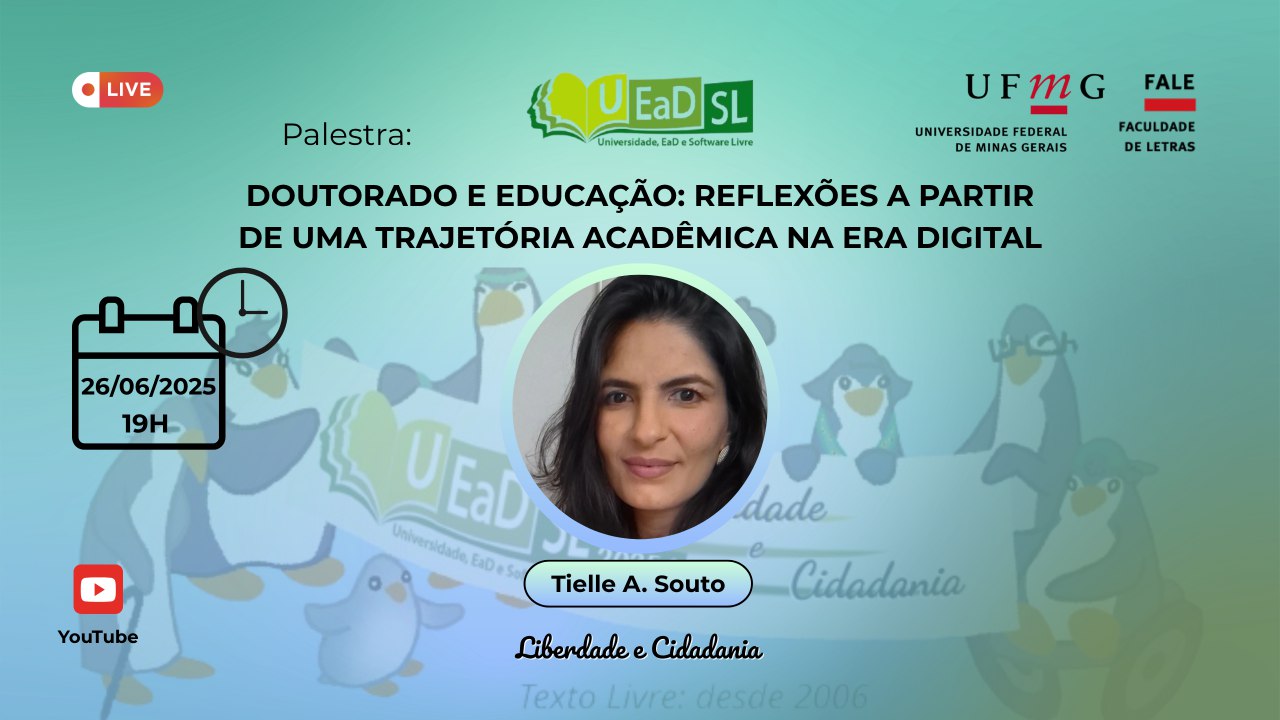 Mulher parda, cabelos pretos e lisos no centro da imagem. Ela está sorrindo
