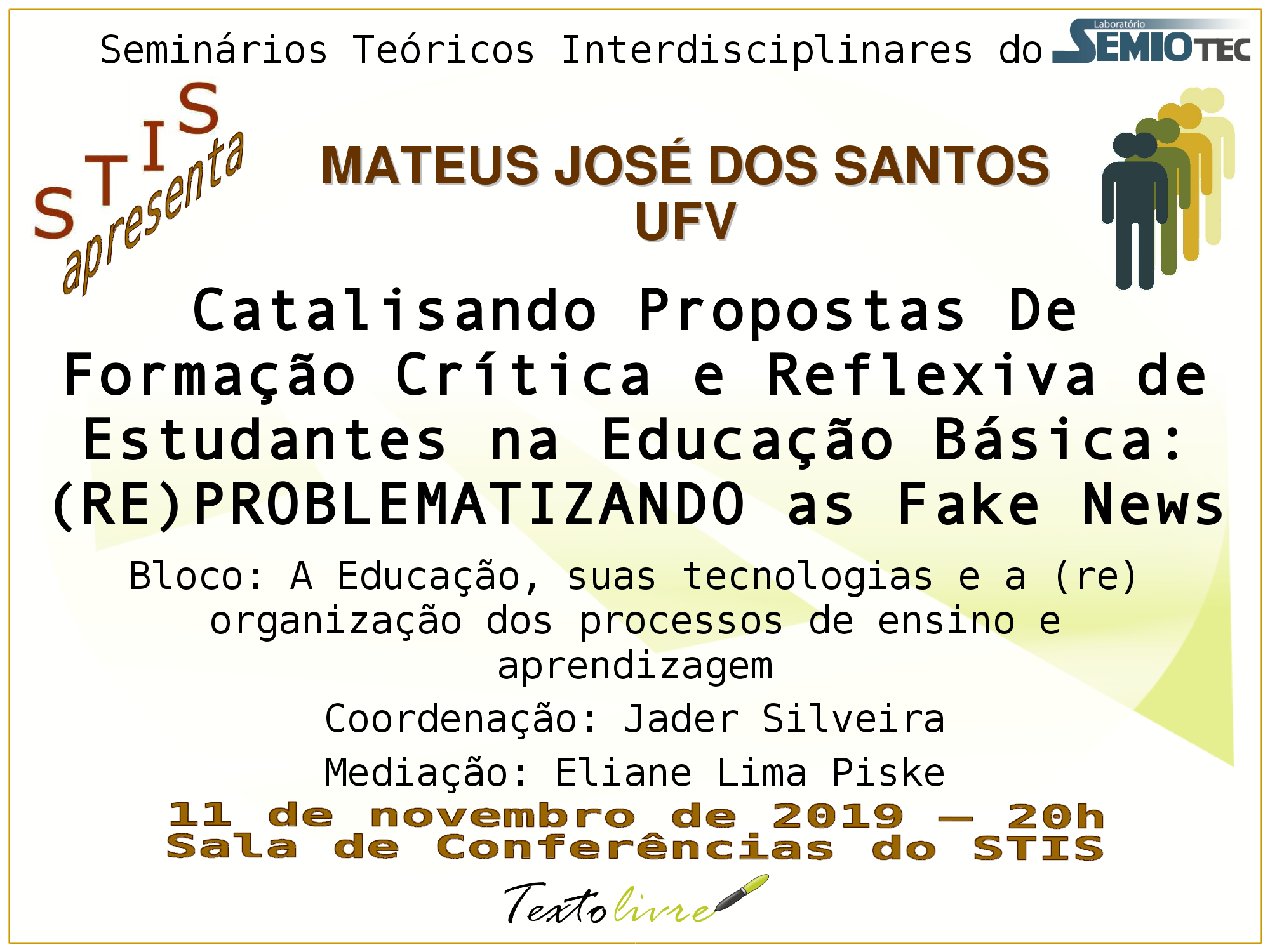 Conferência de 11 de novembro de 2019 - Mateus José dos Santos