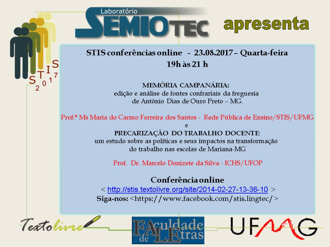 cartaz STIS agosto 2017