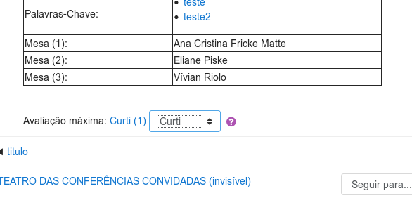 Como Votar para Menção Honrosa